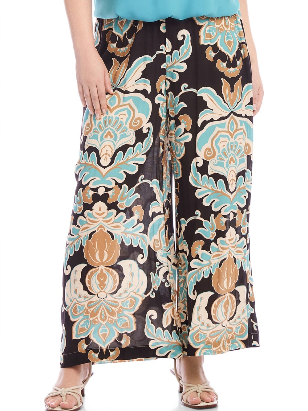 Karen Kane Wide Leg Palazzo Pants Size 2X - Like New